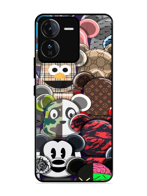 Streetwear Bearbrick Extravaganza Glossy Soft Edge Case for Iqoo Z9 (5G) Chachhi