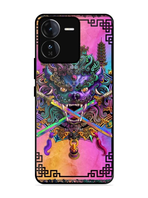 Psychedelic Fu Dog Tapestry Glossy Soft Edge Case for Iqoo Z9 (5G) Chachhi