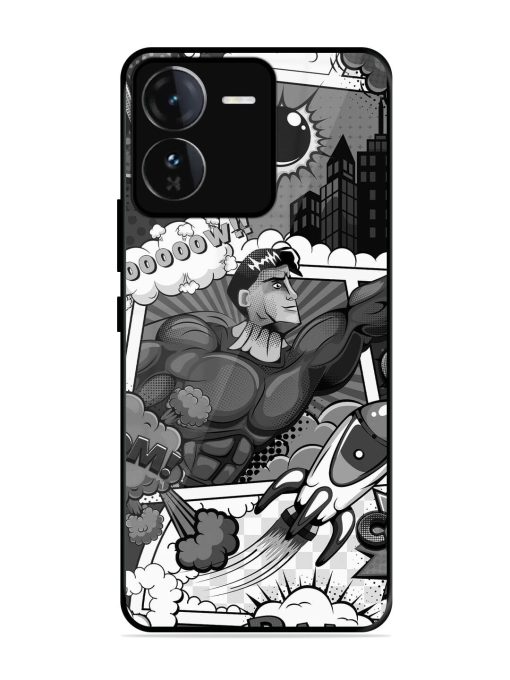 Comic Book Chaos Glossy Soft Edge Case for Iqoo Z9 (5G) Chachhi