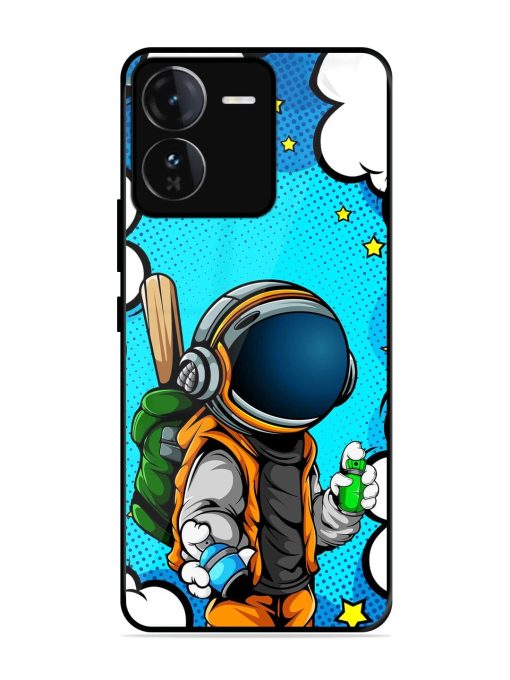 Space Graffiti Artist Glossy Soft Edge Case for Iqoo Z9 (5G) Chachhi