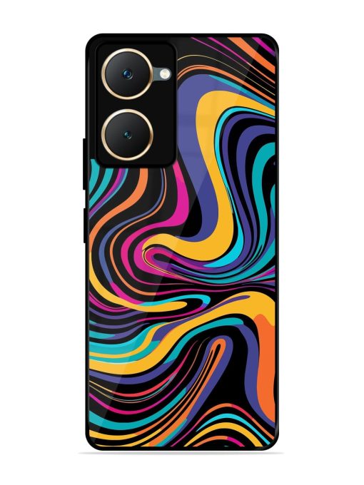 Psychedelic Swirl Glossy Soft Edge Case for Iqoo Z9 Lite (5G) Chachhi