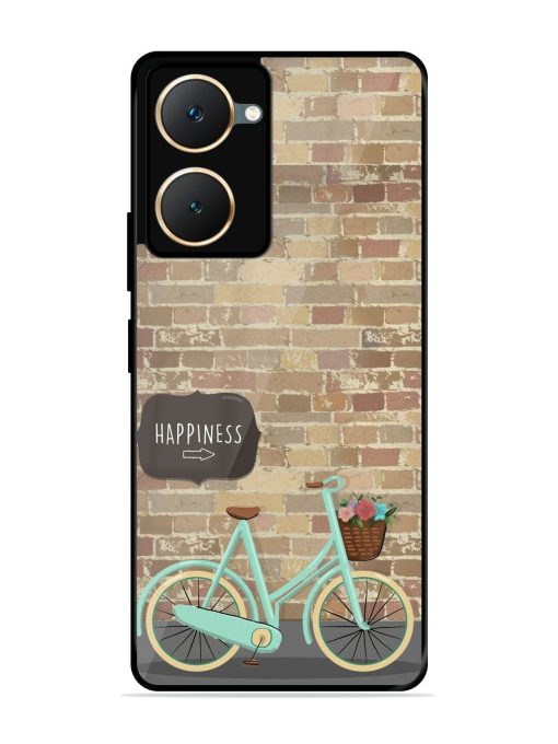 Pedaling Towards Happiness Glossy Soft Edge Case for Iqoo Z9 Lite (5G) Chachhi