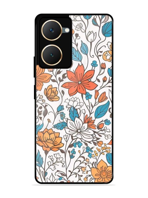 Floral Symphony Glossy Soft Edge Case for Iqoo Z9 Lite (5G)