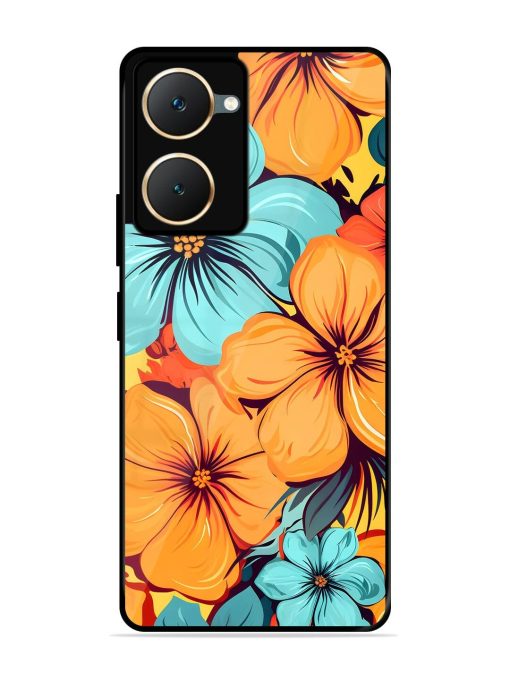 Tropical Bloom Glossy Soft Edge Case for Iqoo Z9 Lite (5G) Chachhi