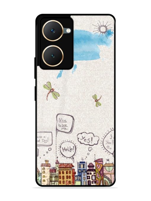 Doodle City Glossy Soft Edge Case for Iqoo Z9 Lite (5G) Chachhi