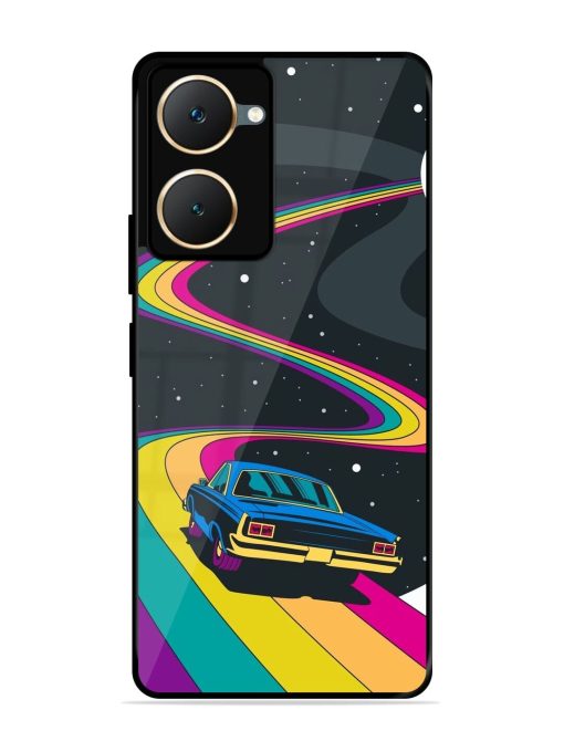 Rainbow Road Glossy Soft Edge Case for Iqoo Z9 Lite (5G) Chachhi