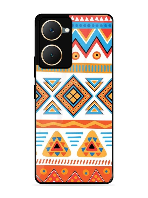 Vibrant Tribal Pattern Glossy Soft Edge Case for Iqoo Z9 Lite (5G) Chachhi