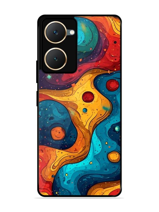 Cosmic Swirl Glossy Soft Edge Case for Iqoo Z9 Lite (5G) Chachhi