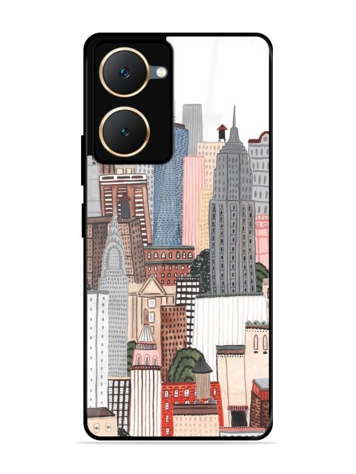 Cityscape Dreams Glossy Soft Edge Case for Iqoo Z9 Lite (5G)