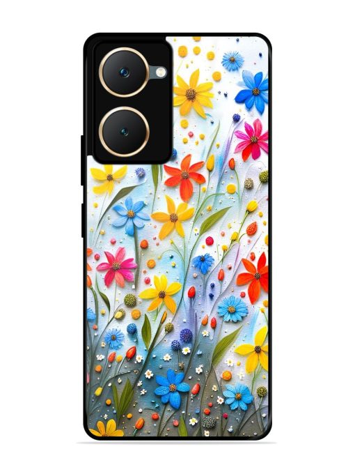 Vibrant Floral Glossy Soft Edge Case for Iqoo Z9 Lite (5G) Chachhi