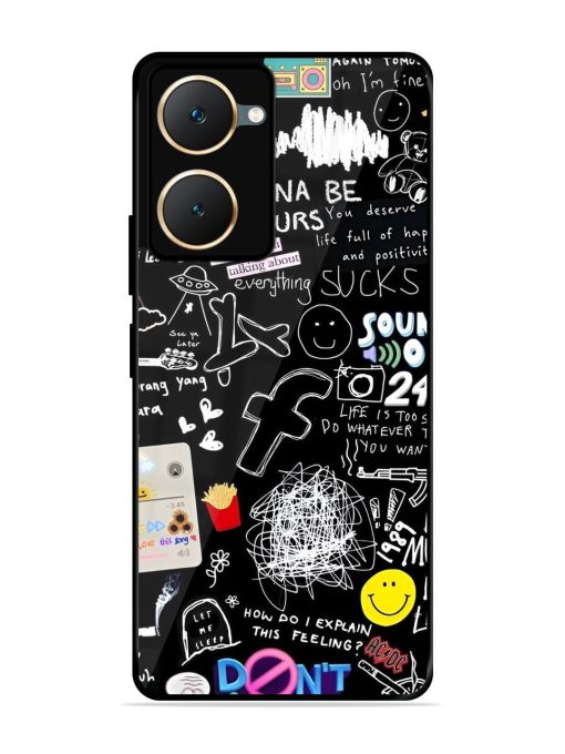 Doodle Diary Glossy Soft Edge Case for Iqoo Z9 Lite (5G) Chachhi