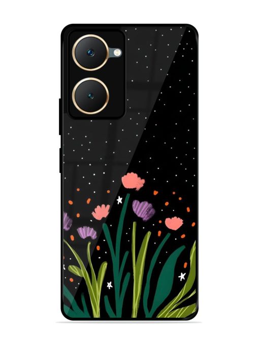 Midnight Bloom Glossy Soft Edge Case for Iqoo Z9 Lite (5G) Chachhi