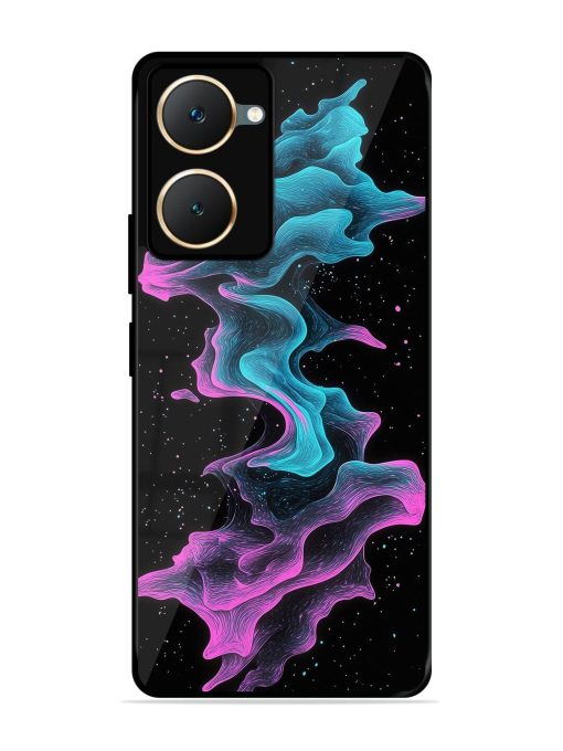 Cosmic Currents Glossy Soft Edge Case for Iqoo Z9 Lite (5G) Chachhi