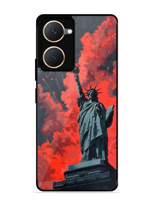 Lady Liberty'S Firework Finale Glossy Soft Edge Case for Iqoo Z9 Lite (5G) Chachhi