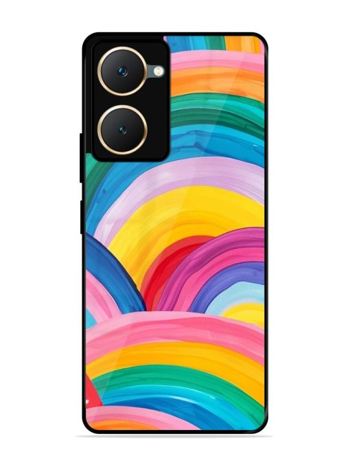 Rainbow Symphony Glossy Soft Edge Case for Iqoo Z9 Lite (5G) Chachhi