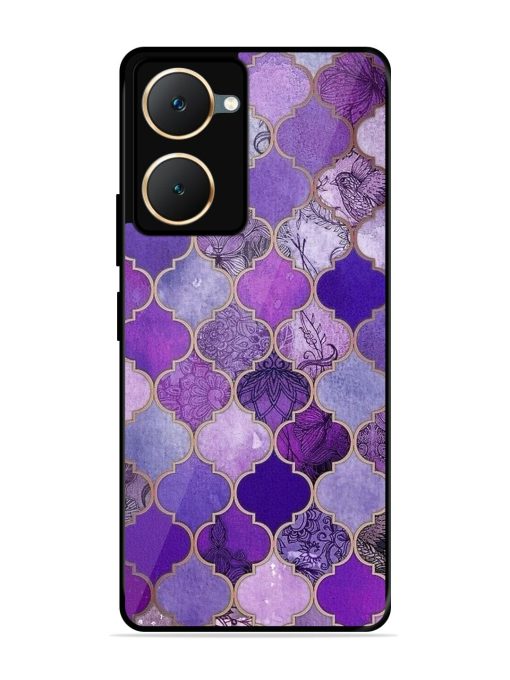 Purple Mosaic Magic Glossy Soft Edge Case for Iqoo Z9 Lite (5G) Chachhi