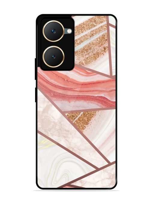 Rosy Mosaic Glossy Soft Edge Case for Iqoo Z9 Lite (5G) Chachhi