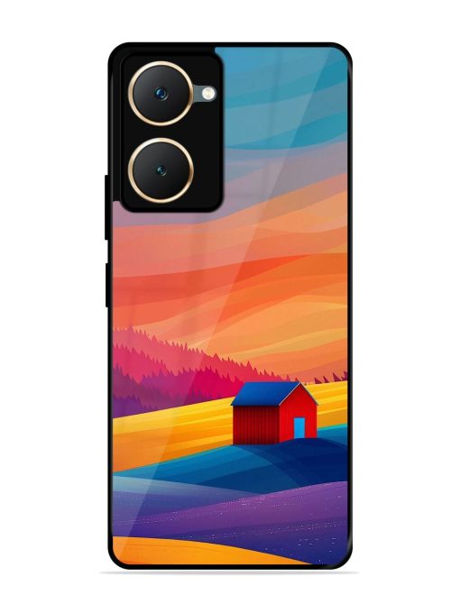 Sunset Solitude Glossy Soft Edge Case for Iqoo Z9 Lite (5G) Chachhi