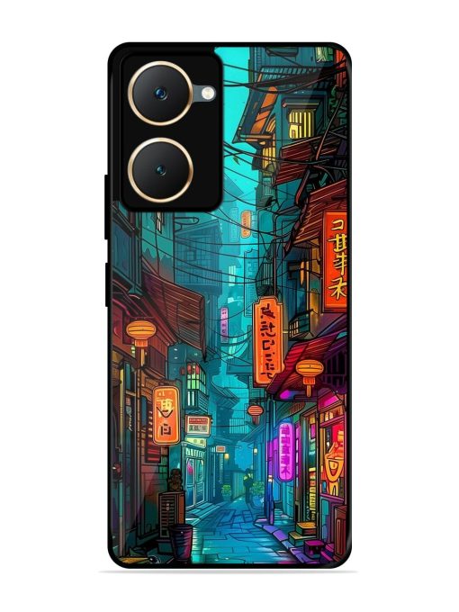 Neon Nightscape Glossy Soft Edge Case for Iqoo Z9 Lite (5G) Chachhi