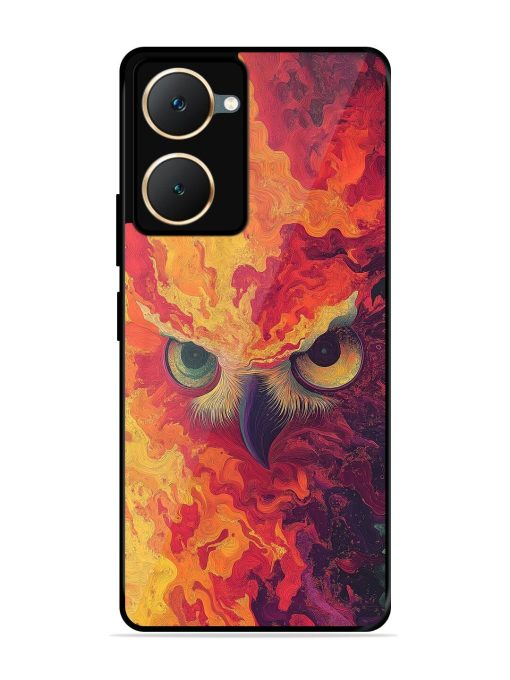 Fiery Owl Glossy Soft Edge Case for Iqoo Z9 Lite (5G) Chachhi