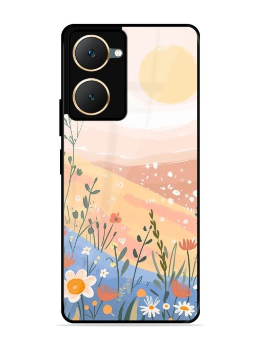 Golden Hour Blooms Glossy Soft Edge Case for Iqoo Z9 Lite (5G) Chachhi