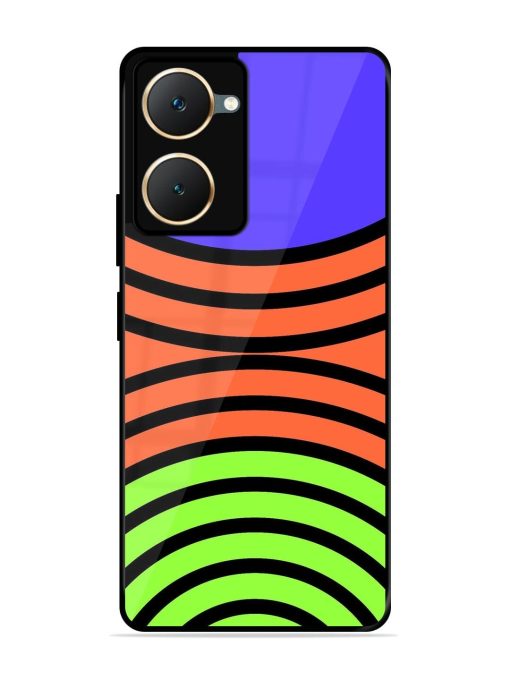 Psychedelic Stripe Symphony Glossy Soft Edge Case for Iqoo Z9 Lite (5G) Chachhi