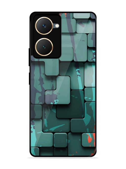 Abstract Geometric Mosaic Glossy Soft Edge Case for Iqoo Z9 Lite (5G) Chachhi