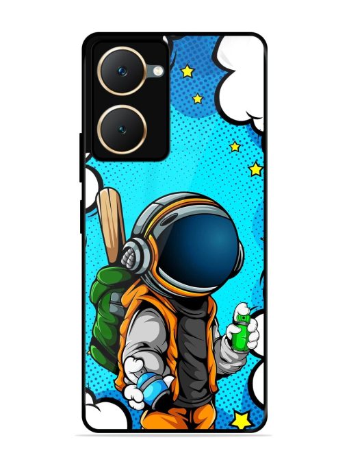 Space Graffiti Artist Glossy Soft Edge Case for Iqoo Z9 Lite (5G) Chachhi