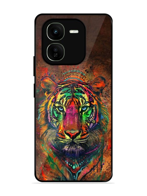 Cosmic Tiger Glossy Soft Edge Case for Iqoo Z9X (5G) Chachhi