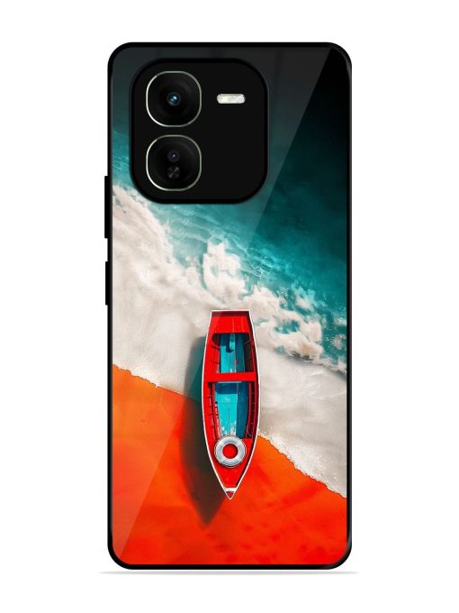 Crimson Tide Glossy Soft Edge Case for Iqoo Z9X (5G) Chachhi