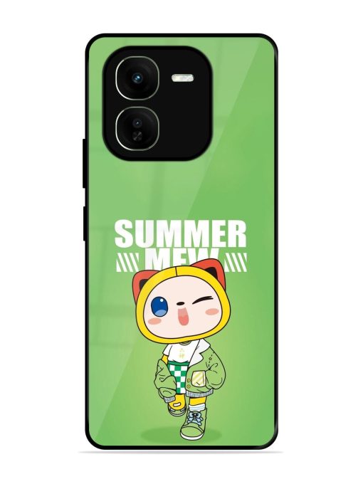 Purrfect Summer Glossy Soft Edge Case for Iqoo Z9X (5G) Chachhi