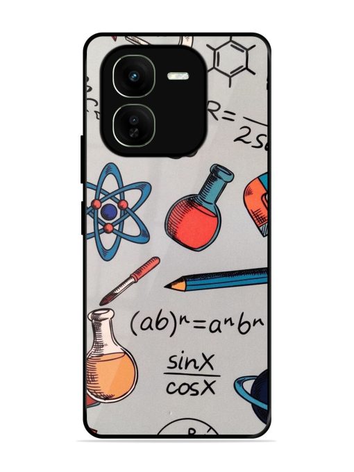 Science Doodle Glossy Soft Edge Case for Iqoo Z9X (5G) Chachhi