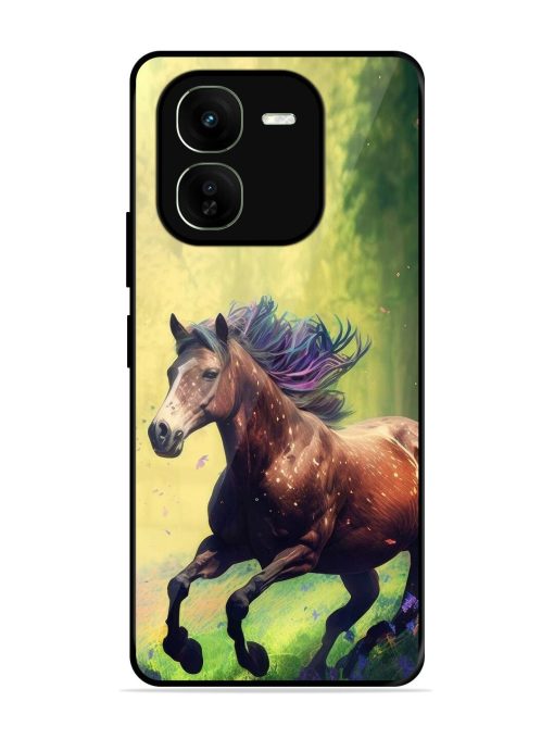 Enchanted Gallop Glossy Soft Edge Case for Iqoo Z9X (5G) Chachhi