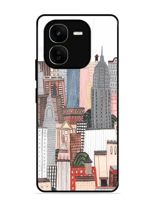 Cityscape Dreams Glossy Soft Edge Case for Iqoo Z9X (5G) Chachhi