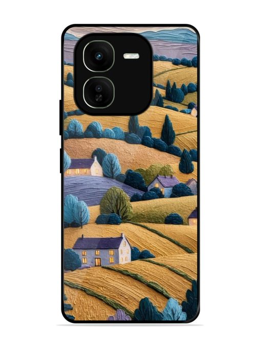 Rolling Hilltop Haven Glossy Soft Edge Case for Iqoo Z9X (5G) Chachhi