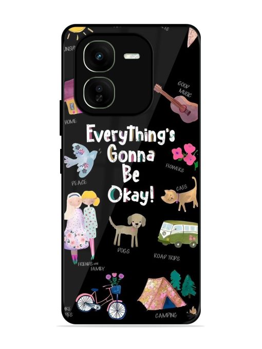 Everything'S Gonna Be Okay Glossy Soft Edge Case for Iqoo Z9X (5G) Chachhi