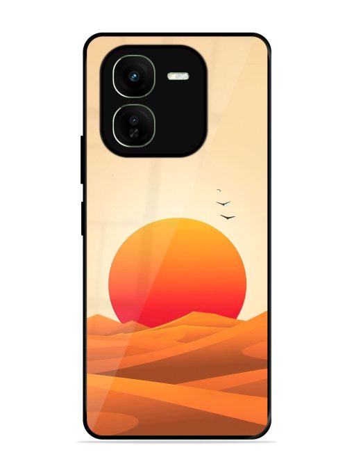 Desert Sunset Glossy Soft Edge Case for Iqoo Z9X (5G) Chachhi