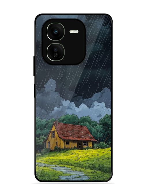 Rainy Day Retreat Glossy Soft Edge Case for Iqoo Z9X (5G) Chachhi