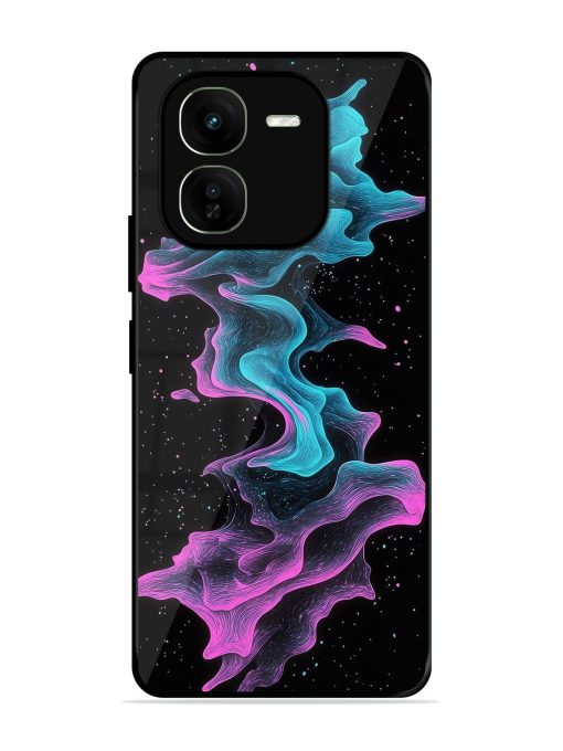 Cosmic Currents Glossy Soft Edge Case for Iqoo Z9X (5G) Chachhi