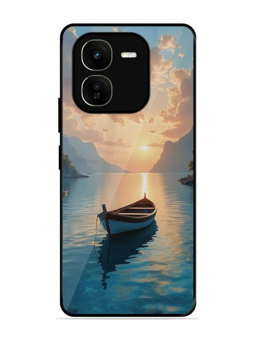 Serene Sunset Glossy Soft Edge Case for Iqoo Z9X (5G) Chachhi