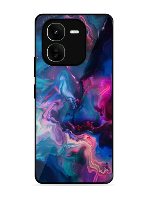 Cosmic Swirl Glossy Soft Edge Case for Iqoo Z9X (5G) Chachhi