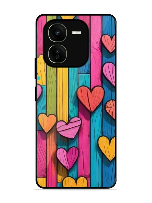 Rainbow Of Hearts Glossy Soft Edge Case for Iqoo Z9X (5G) Chachhi