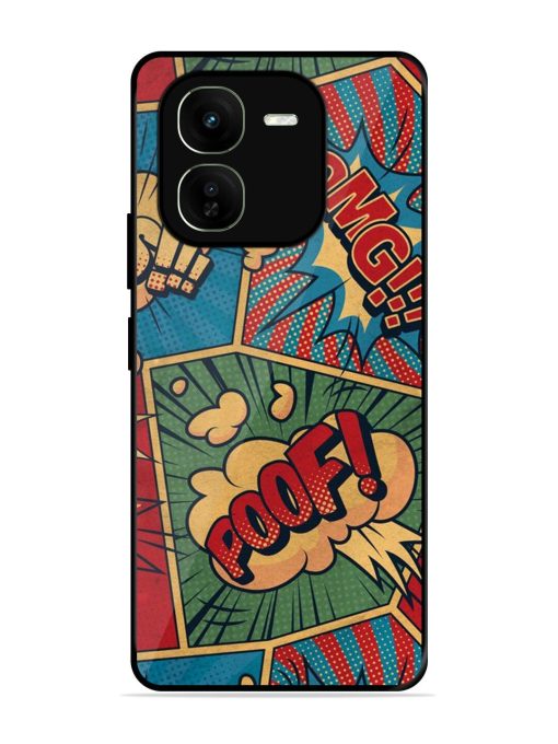 Comic Book Chaos Glossy Soft Edge Case for Iqoo Z9X (5G) Chachhi