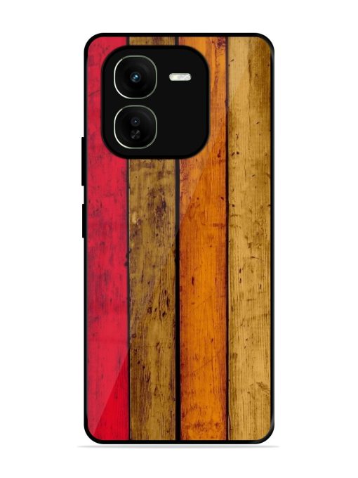 Colorful Woodgrain Glossy Soft Edge Case for Iqoo Z9X (5G) Chachhi