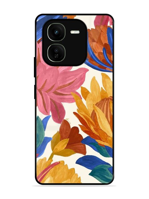 Blooming Tapestry Glossy Soft Edge Case for Iqoo Z9X (5G) Chachhi