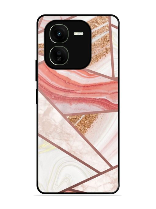 Rosy Mosaic Glossy Soft Edge Case for Iqoo Z9X (5G) Chachhi