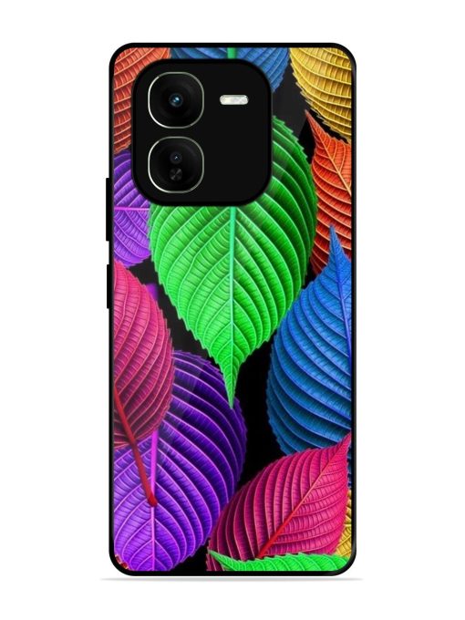 Rainbow Leaf Symphony Glossy Soft Edge Case for Iqoo Z9X (5G) Chachhi