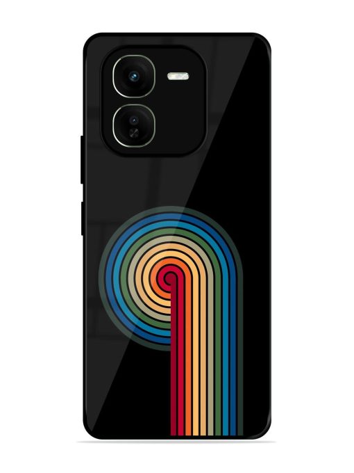 Rainbow Ripple Glossy Soft Edge Case for Iqoo Z9X (5G) Chachhi