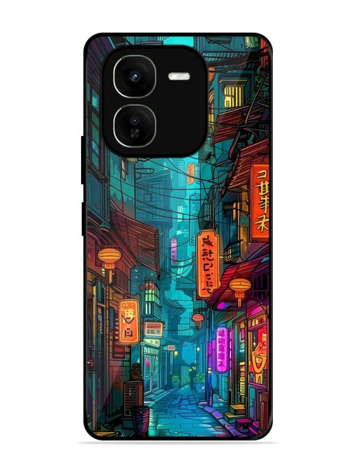 Neon Nightscape Glossy Soft Edge Case for Iqoo Z9X (5G) Chachhi