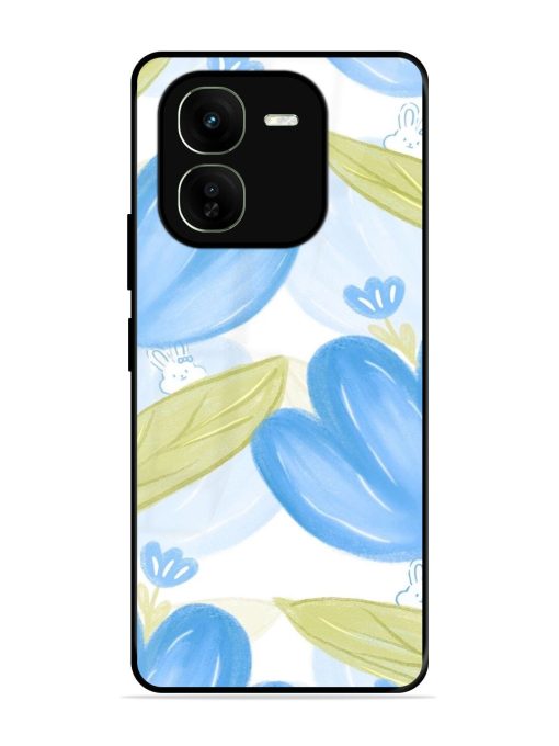 Bunny'S Blue Garden Glossy Soft Edge Case for Iqoo Z9X (5G) Chachhi